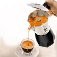 Italiaanse Koffiepot Bialetti BRIKKA Zwart Aluminium 2 Koppar - thumbnail