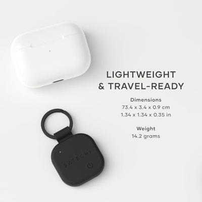 Satechi FindAll vegan-lederen sleutelhanger met FindMy - Black Satechi FindAll vegan-lederen sleutelhanger met FindMy - Black