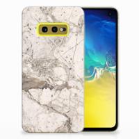 Samsung Galaxy S10e | TPU | Siliconen hoesje | Marmer Beige - thumbnail