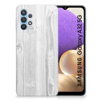 Samsung Galaxy A32 5G | Bumper Hoesje | White Wood - thumbnail