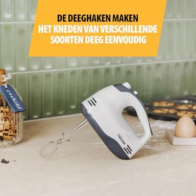 Tristar Handmixer 200 W Wit, Grijs
