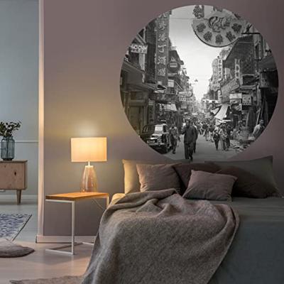 WallArt behangcirkel hong kong the old days 190 cm