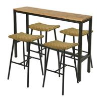 Barset Hanoi zwart tuinmeubel OWN - Own - thumbnail