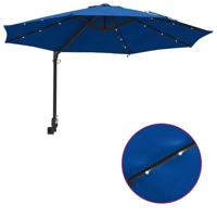 Tuinparasol Blauw en Zwart 248 x 248 x 148 cm - thumbnail