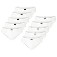 5-pack heren slips wit - 740921 - Wit mannen ondergoed 100% katoen - L - Onderbroek heren heren - Ondergoed heren heren - L - Onderbroek heren - - thumbnail