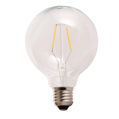 LED lamp filament globe medium 8,5 cm 2W clear LED lamp filament globe medium 8,5 cm 2W clear