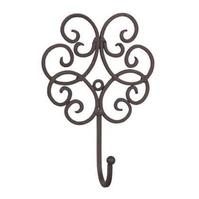 Clayre & Eef Wandhaak 13x5x19 cm Bruin Ijzer Kapstok Clayre & Eef Wandhaak 13x5x19 cm Bruin Ijzer Kapstok