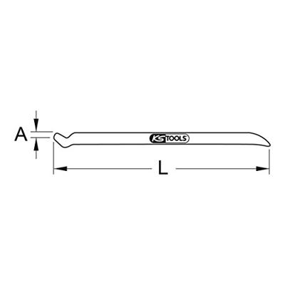 KS Tools 963.9786 Brozeplus monteerhendel 300 mm