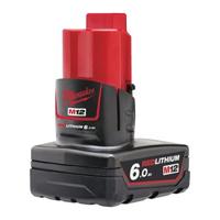 Milwaukee M12 B6 Li-Ion Accu V12 6.0Ah M12™ - 4932451395 - thumbnail
