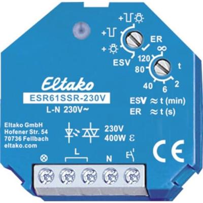 Eltako ESR61SSR-230V Stroomstootschakelaar Inbouw 1x NO 230 V 2 A 400 W 1 stuk(s) Eltako ESR61SSR-230V Stroomstootschakelaar Inbouw 1x NO 230 V 2 A 400 W 1 stuk(s)