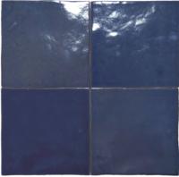 Wandtegel blauw Velsa Manara Clay 10x10cm meknes marine glans - thumbnail