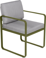 Fermob Bellevie dining armchair tuinstoel Pesto - Flannel - thumbnail