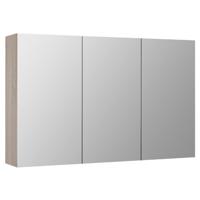 Spiegelkast Differnz Reno 120cm Eiken - thumbnail
