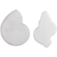 Creativ Company Siliconen vormen, conchschelp, h: 0,6 cm, l: 12 cm, b: 8-9 cm, 2 stuk/ 1 doos - thumbnail