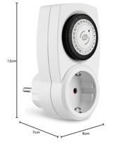 REV 0025200103 Schakelklok Analoog Dagprogramma 3680 W AAN/UIT-programma - thumbnail