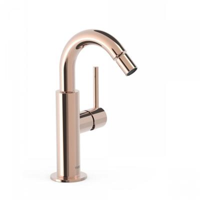 Bidetmengkraan Tres Study Exclusive Hendel Uitloop Gebogen 16,5 cm Rond Rosé Goud Bidetmengkraan Tres Study Exclusive Hendel Uitloop Gebogen 16,5 cm Rond Rosé Goud