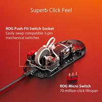 Asus ROG STRIX IMPACT III Gaming-muis USB Optisch Zwart 6 Toetsen 12000 dpi Verlicht, Ergonomisch - thumbnail