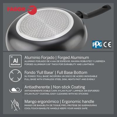 Pan Fagor IRIS 20/26 Staal Ø 20 cm Ø 26 cm