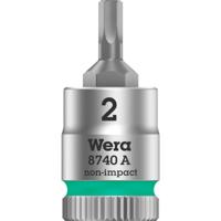 Wera 8740 A Zyklop Bit/dop-combinatie met Vasthoudfunctie met 1/4" Aandrijving, 2,0 x 28 mm - 1 stuk(s) - 05003330001 - thumbnail