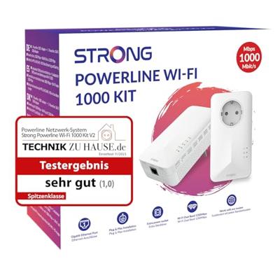 Adapter PLC STRONG POWERL1000DUOWIFIEUV2