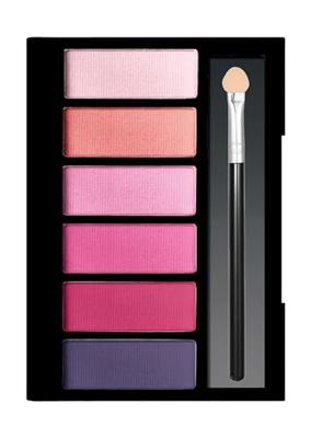 Clementoni crazy chic oogschaduwpalet pink power, 6 kleuren
