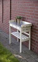 Esschert Design tuinwerktafel met lades (wit) cf29w - thumbnail