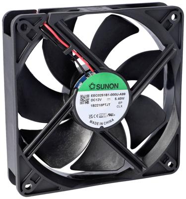 Sunon MEC0251V2-000U-A99 Axiaalventilator 12 V/DC 157.97 m³/h (l x b x h) 25 x 120 x 120 mm