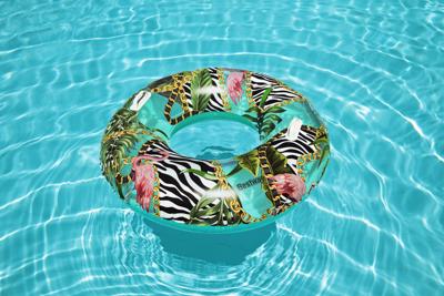 Bestway Opblaasbare drijver met handgrepen Fantasia Bloem D114 cm +12 Jaar Strand en Zwembad 36302 - thumbnail