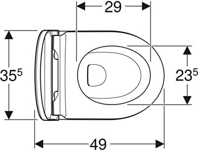 Wandcloset Geberit Renova Pack | Rimfree | Wit