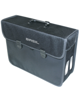 Basil malaga xl - enkele fietstas, unisex, zwart - thumbnail