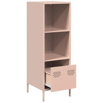 Hoge kast 35x39x103,5 cm staal roze