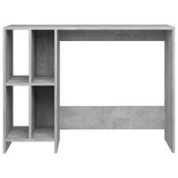 Bureau 102,5x35x75 cm bewerkt hout betongrijs - thumbnail