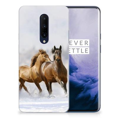 OnePlus 7 Pro | TPU Hoesje | Paarden