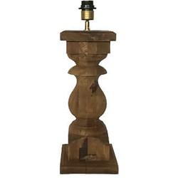 Tafellamp hout L 45 cm / 2038