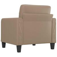 Fauteuil 60 cm kunstleer cappuccinokleurig - thumbnail