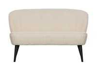 WOOOD Bankje 'Sara' Bouclé, kleur Crème - thumbnail