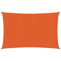 VidaXL Zonnezeil 160 g/m² 3,5x4,5 m hdpe oranje - thumbnail