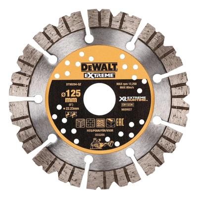 DeWalt Accessoires Extreme Runtime Diamantblad | gesegmenteerd | Ø125 mm/22.2 mm (DCG200) - DT90294-QZ