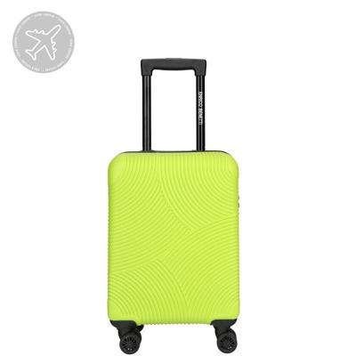 Enrico Benetti Louisville suitcase cabin luggage lime green