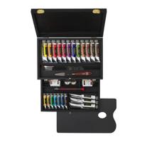 Royal Talens Rembrandt Olieverf set Luxury in houten kist - 7 x 15 ml + 12 x 40 ml + 3 x 60 ml - thumbnail