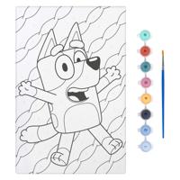 Moxy bluey schilderen op nummer canvas - thumbnail