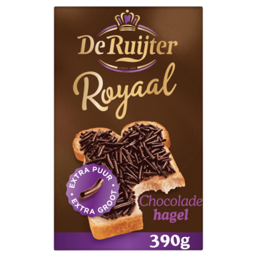 De Ruijter - Royaal Extra Puur Hagel 390g De Ruijter - Royaal Extra Puur Hagel 390g