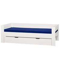 Ladekast Naia 5 lades - hoogglans wit - 111,3x76,8x50 cm - thumbnail