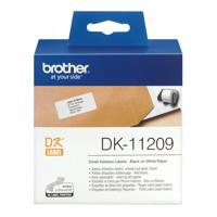Brother adreslabel klein 62x29mm wit - thumbnail