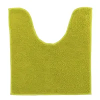 WC mat limegroen polyester 45 x 50 cm | 6 stuks - thumbnail