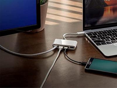 Vivanco USB 3.0 adapter [4 x RJ45-aansluiting, USB 3.0 bus type A - 1 x USB 3.1 stekker A?] 39638