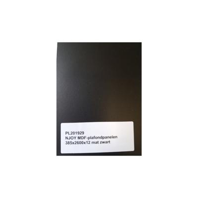 Plafondpanelen MDF Sanimex Mat Zwart 260cm x 38.5 cm x 1,2 cm (Doosinhoud: 2.08 m2) Plafondpanelen MDF Sanimex Mat Zwart 260cm x 38.5 cm x 1,2 cm (Doosinhoud: 2.08 m2)