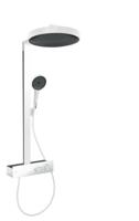 Hansgrohe Rainfinity showerpipe 360 1jet met ShowerTablet 350, mat wit - thumbnail