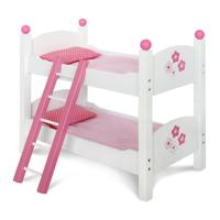 Houten Poppen Stapelbed - Fiori Bianco - thumbnail
