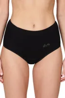 2-pak Julia taille slip met badstof kruisje "Softly" - Hoge Katoenen dames onderbroek - Oma ondergoed - thumbnail